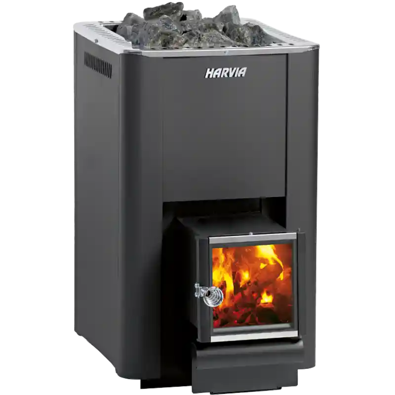 Top-Seller Holzbefeuerter Saunaofen - Harvia Pro 20 SL BimSchV2 schwarz