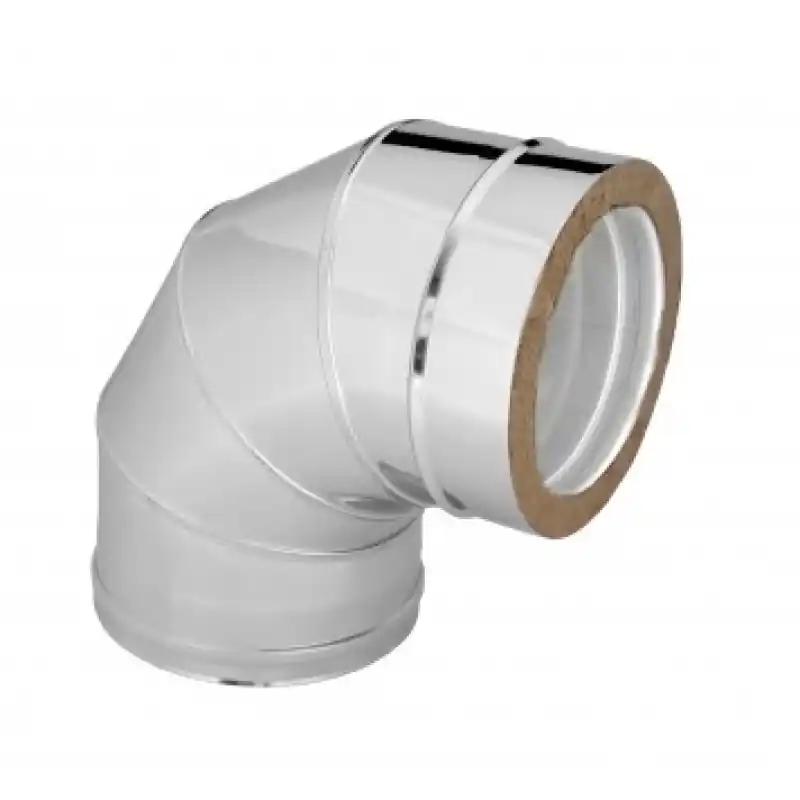 Insulated double wall elbow 90° Ausverkauf