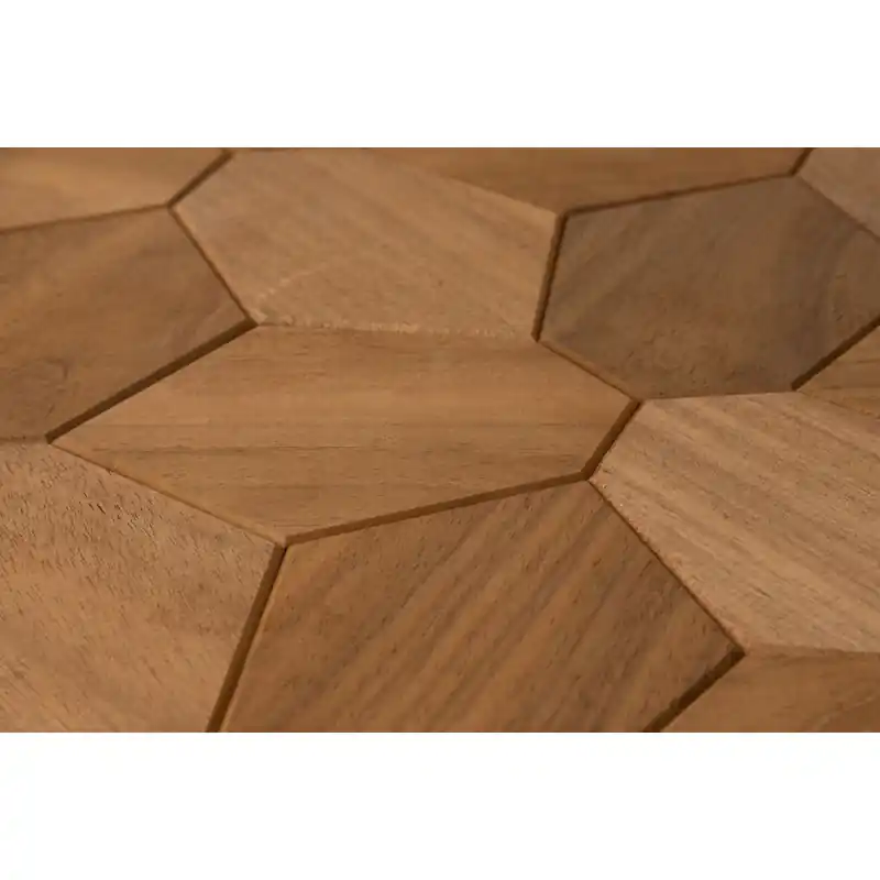 Sonderaktion Dekorative wandverkleindung aus holzplatten HEXACON, Thermo-abachi