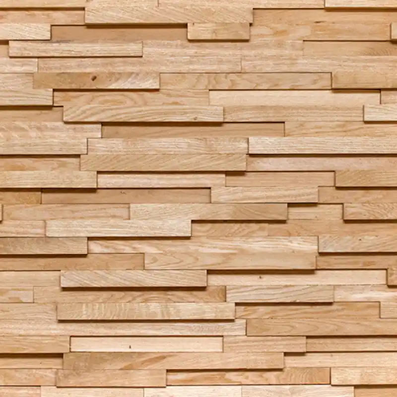Nur Für Kurze Zeit Dekorative wandverkleindung aus holzplatten Noble 23 Eiche