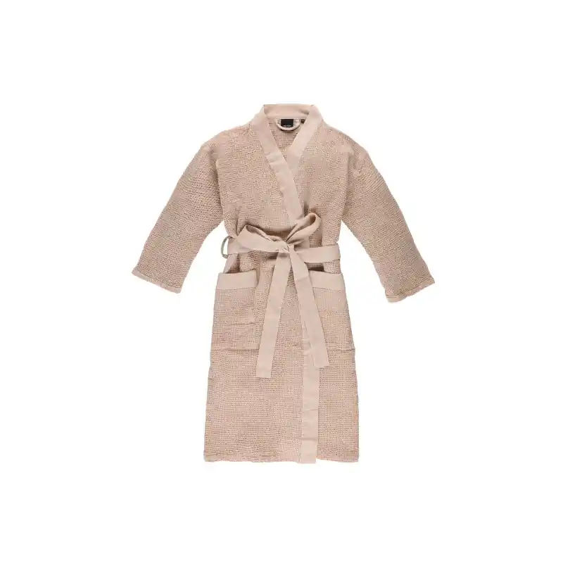 Bademantel - RENTO KENNO, beige Echt