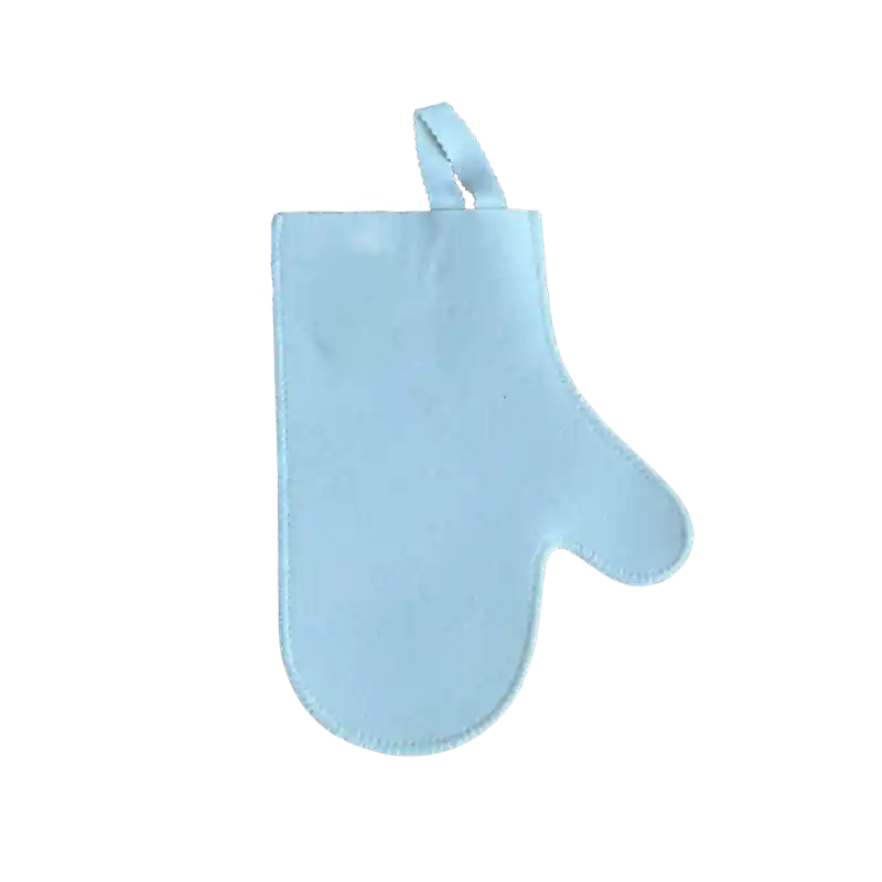 Markenprodukt Saunahandschuh, weiß