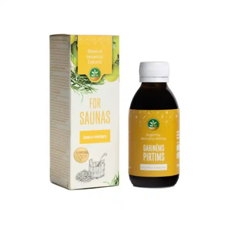 Echt Kräuterextraktmischung für Dampfbäder Zitrone und Rosmarin 150ml