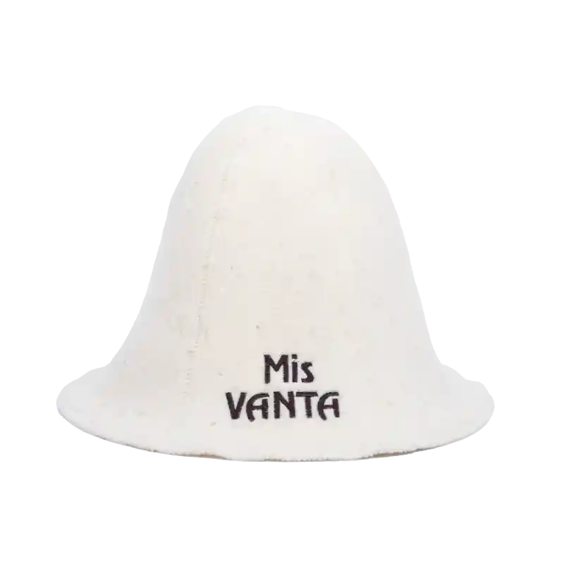Markenprodukt Saunahut - Miss Vanta, weiß