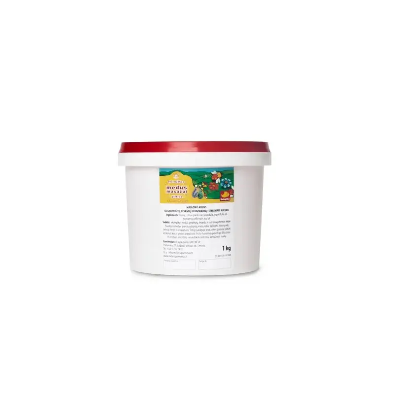 Regenerierender MASSAGEHONIG mit ätherischen Ölen aus Grapefruit, Lavendel und Rosmarin, 1 kg Meistverkauft