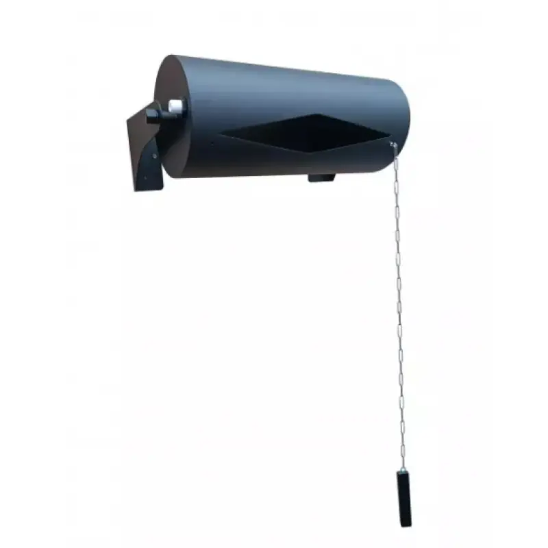 Horizontal-Ausgießeimer 25 l, Edelstahl, schwarz Echt