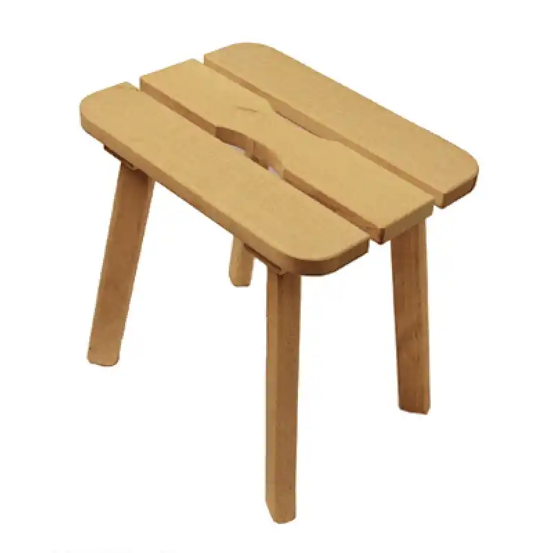 Highlight Hocker aus Erle, M 400 x 300 x 410 mm