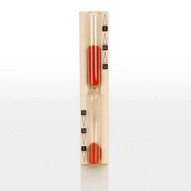 Bestseller Sanduhr für Sauna - 15 min, rot