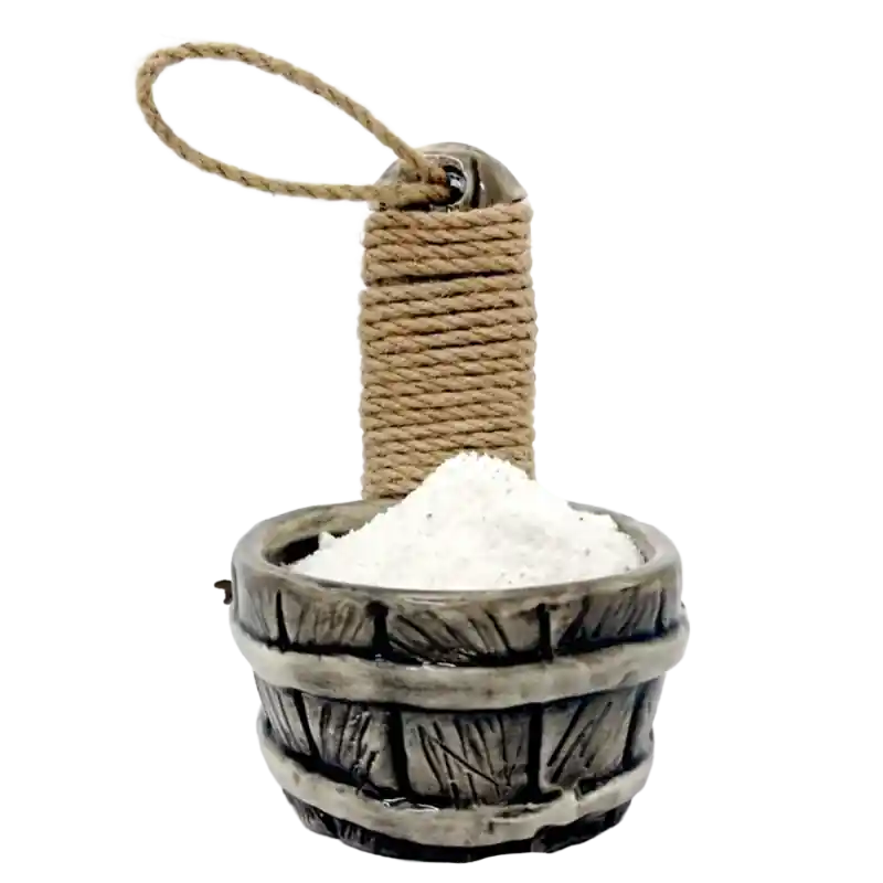 Ausverkauf Salzbehälter aus Keramik für die Sauna - Fass 200 ml