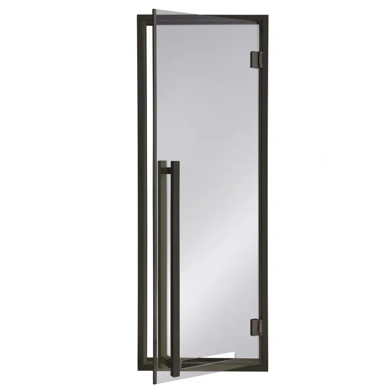 AD MODERN Glassaunatüren, Glasfarbe Grau Highlight