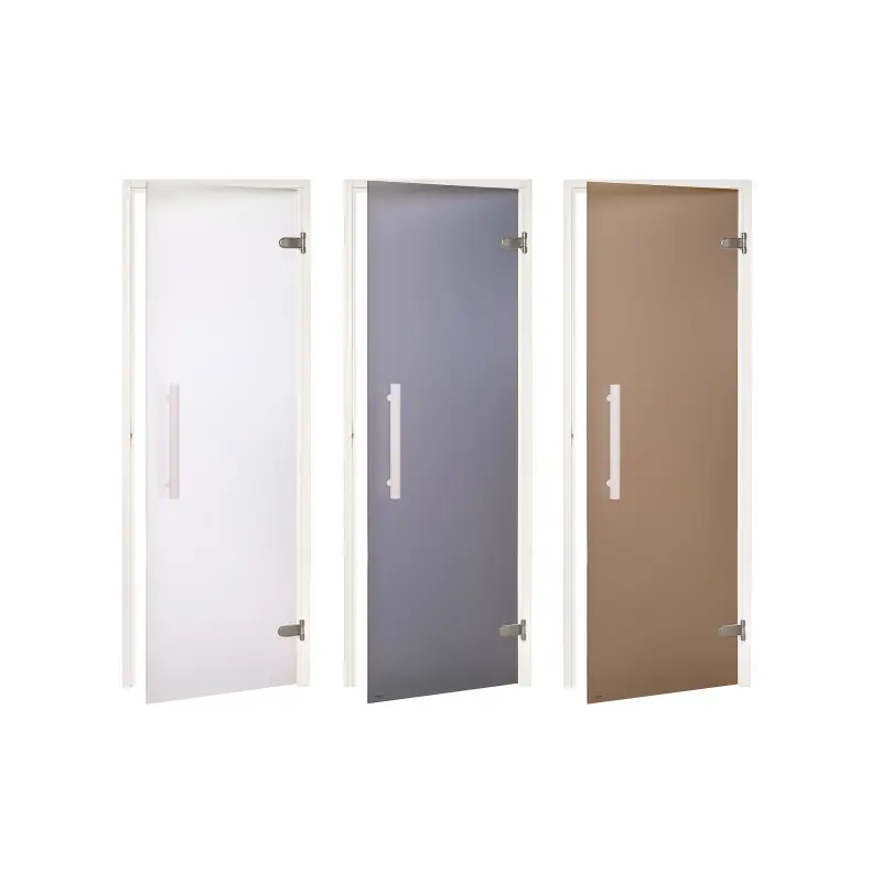 AD-Glassaunatür, weißer Rahmen, mattes Glas Saisonangebot