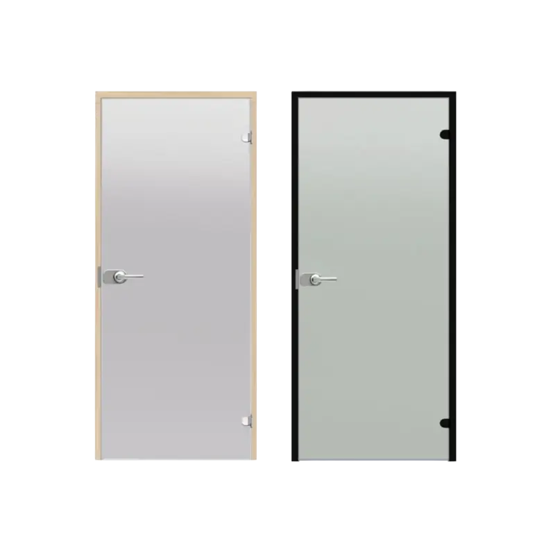 Glastür HARVIA, Kiefernholzrahmen 9 x 21, abschließbar Neuheit