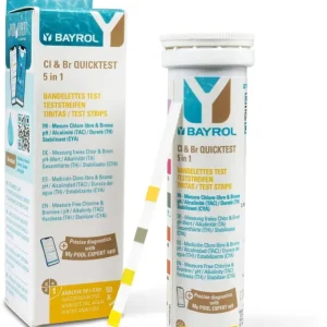 BAYROL Quicktest Teststreifen pH/Cl/TAC/Algizid Ausverkauf