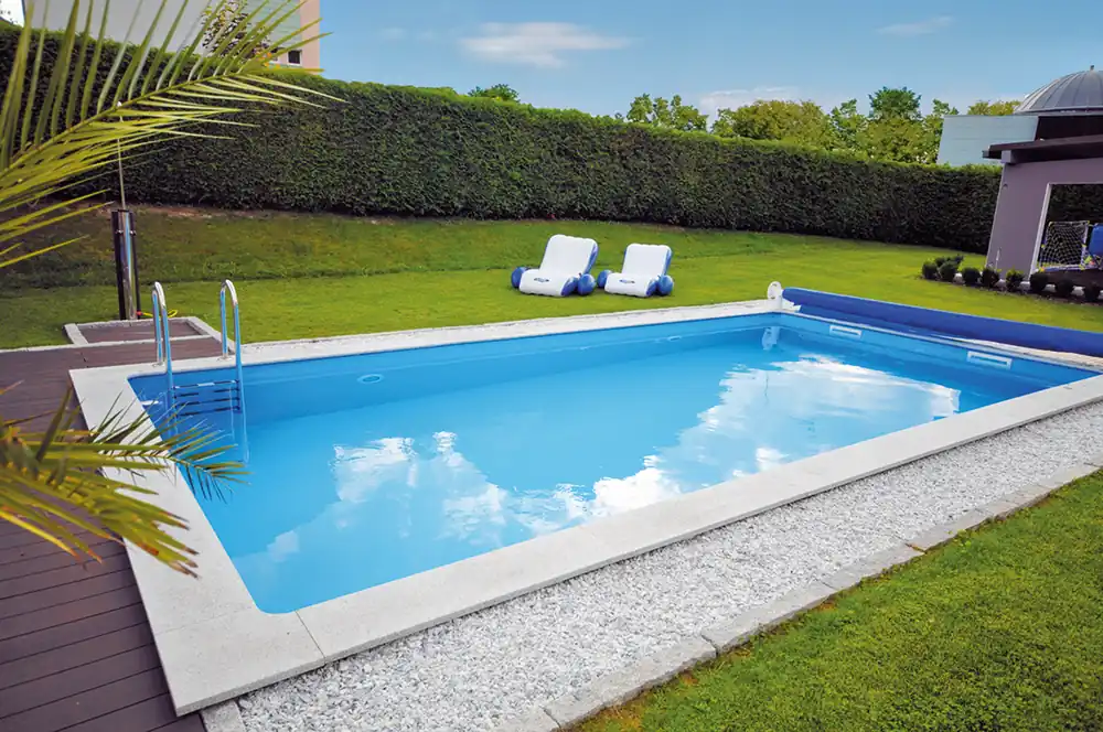 CF. Group Poolfolie Rechteckig 800 x 400 x 150 cm - Blau, Stärke 0,6 mm / mit Keilbiese P3 Bestseller