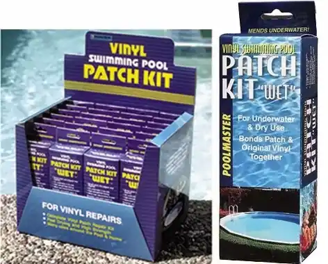 Pool Folienreparaturset WET mit Unterwasserkleber Expressversand