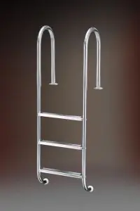 Sichere Zahlung MODELL 01 Edelstahl-Leiter TINA 2 Stufen