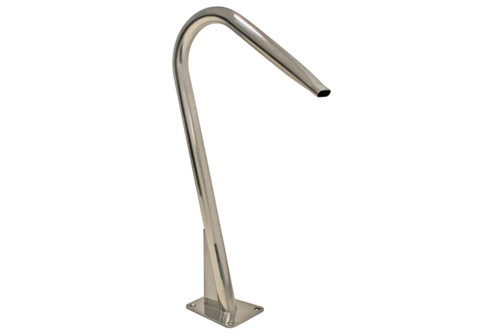 Schwallrohr d=43 mm Edelstahl V4A, vierstrahlig Top-Preis