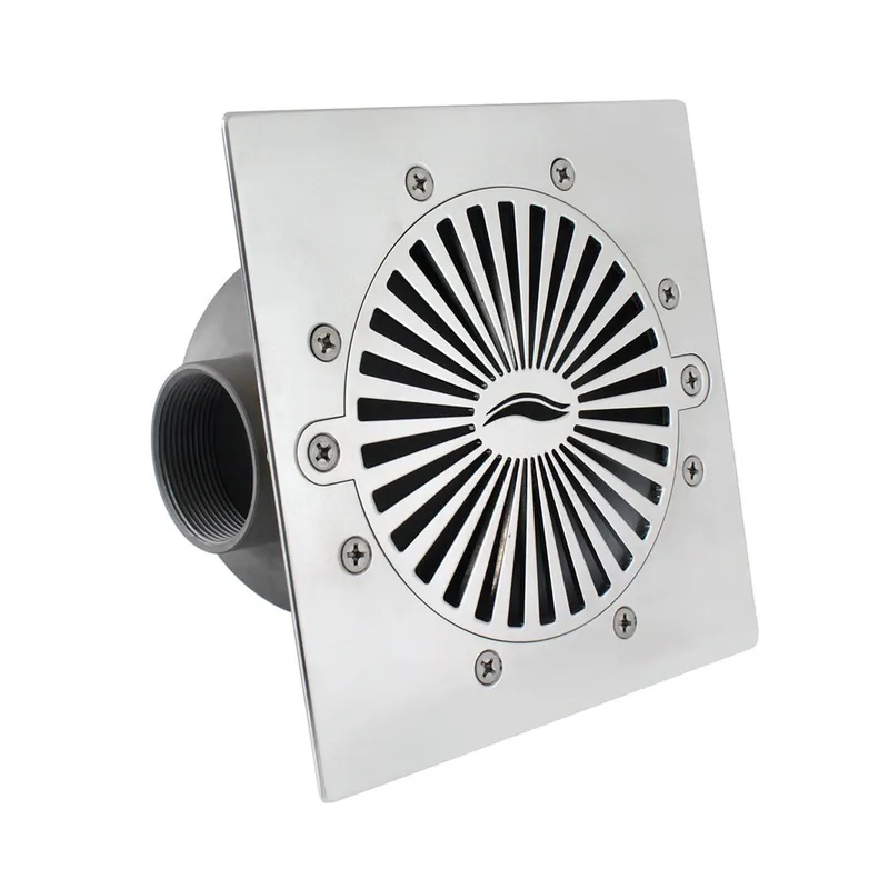 Aktuell Behncke V4A Bodenablauf CUBE LINE Typ 190 													 																																																																																											Fliesen-, Folien- und Betonbecken