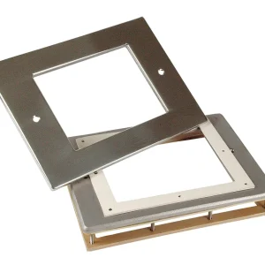 Zertifiziert Flanschsatz 3-teilig mit Blende V4A für Fertigbecken