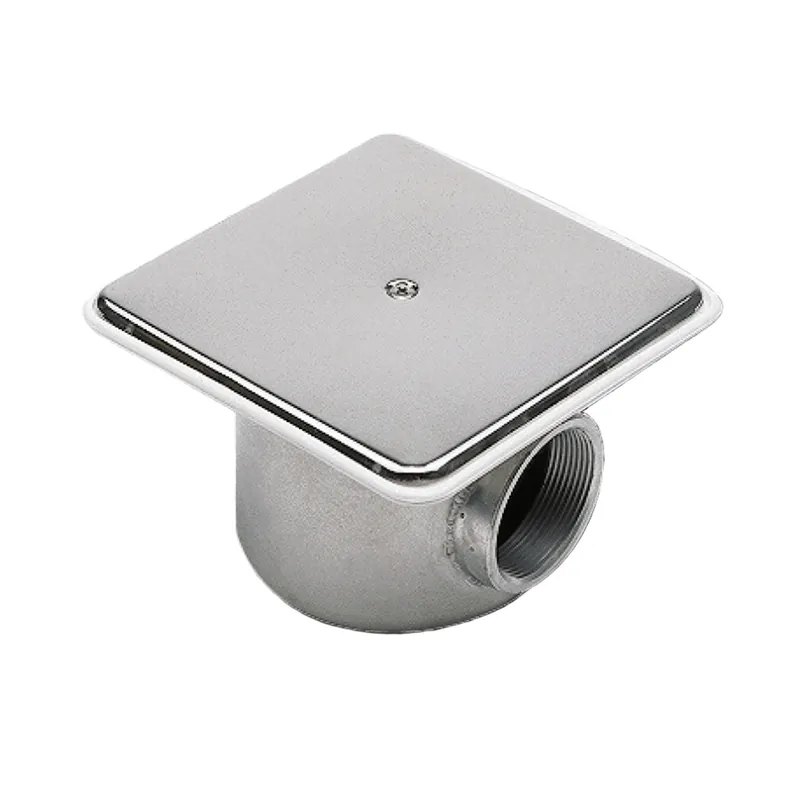 Top-Angebot Bodenablauf mit rechteckigem Antiwirbeldeckel V4A