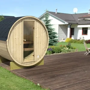 Rabatt Fass-Sauna 525, 200 x 160 cm