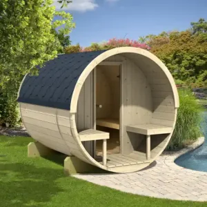 Fass-Sauna 919, 200 x 280 cm Saisonangebot