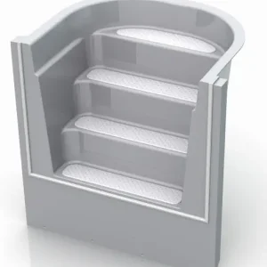 Ausverkauf römische Treppe Rio Sand / Beige, wie Treppenfarbe