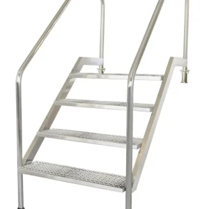 Top-Preis DIN Edelstahl Einbautreppe 8 Stufen, bis 1,95 m