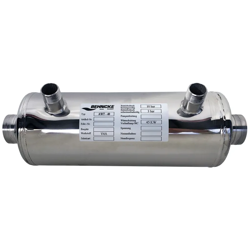 Behncke AWT Schwimmbecken Wärmetauscher 75 kW, AWT 70 Preisknaller