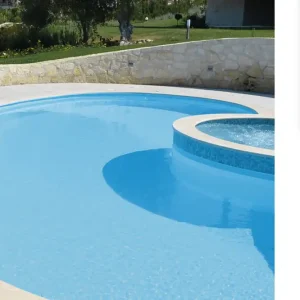 ELBE Supra Schwimmbadfolie Hellblau, 25,00 m, 1,65 m Preis Gesenkt