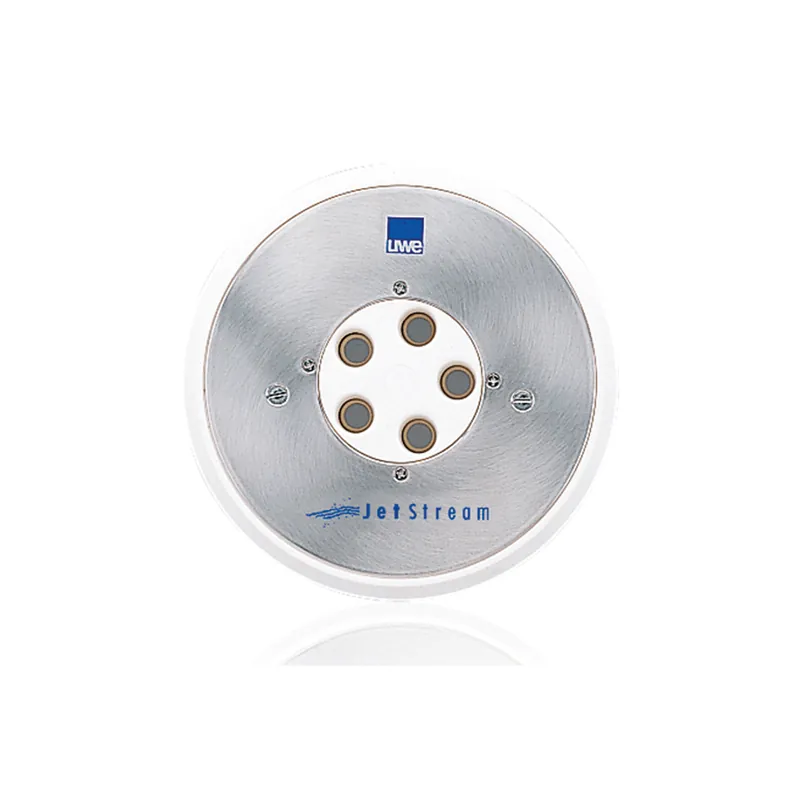 Kracherpreis UWE Jetstream LIDO Massageanlage 3,2kW 230V, Edelstahlblende rund