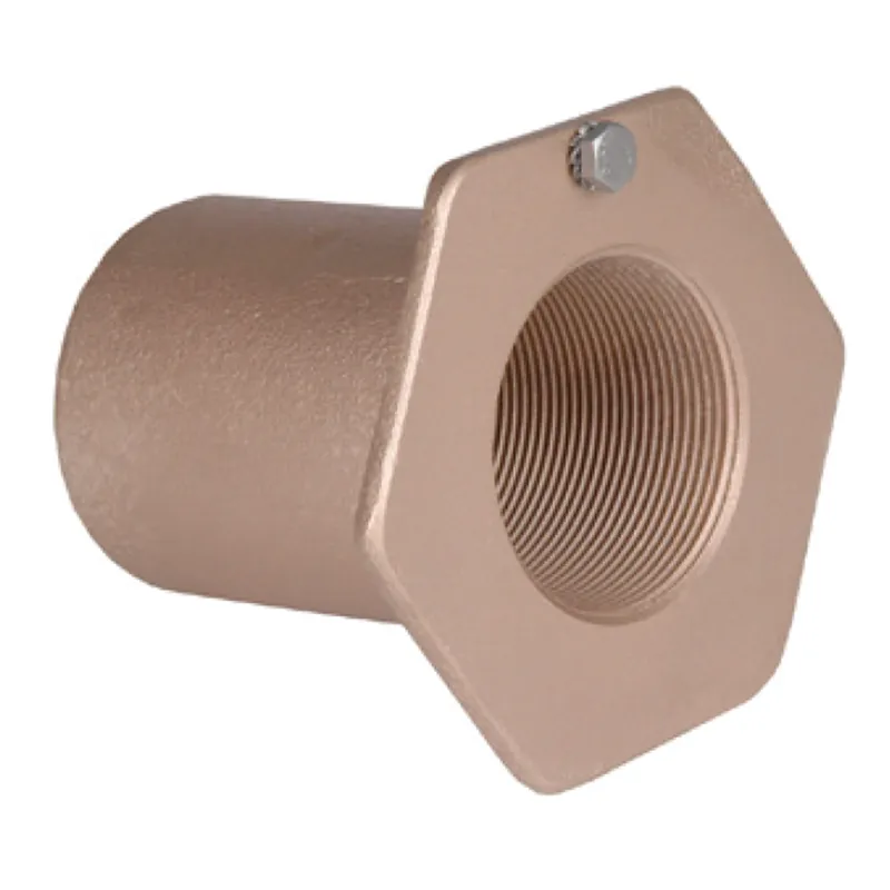 Sonderangebot Lahme Wanddurchführung G2 IG x G2 AG, Fliesenbecken, 100 mm, Bronze