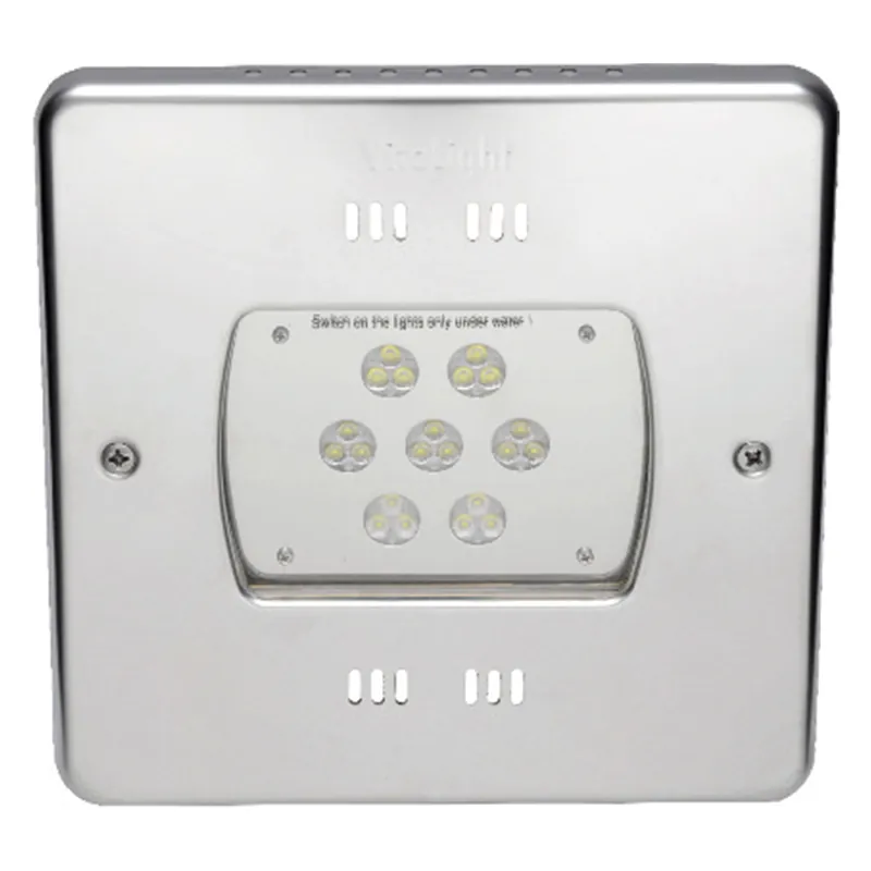 Abverkauf Lahme VitaLight 24V DC Power LED 2.0 UWS-Einsatz d=270mm quadratisch, Warmweiß, Bronze, 21 Power Leds