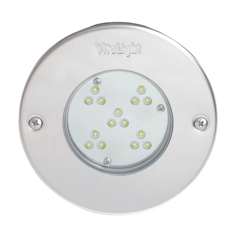 Preisreduziert Lahme VitaLight 24V DC Power LED 2.0 UWS-Einsatz d=146/150mm rund, Kaltweiß, V4A, 15 Power Leds