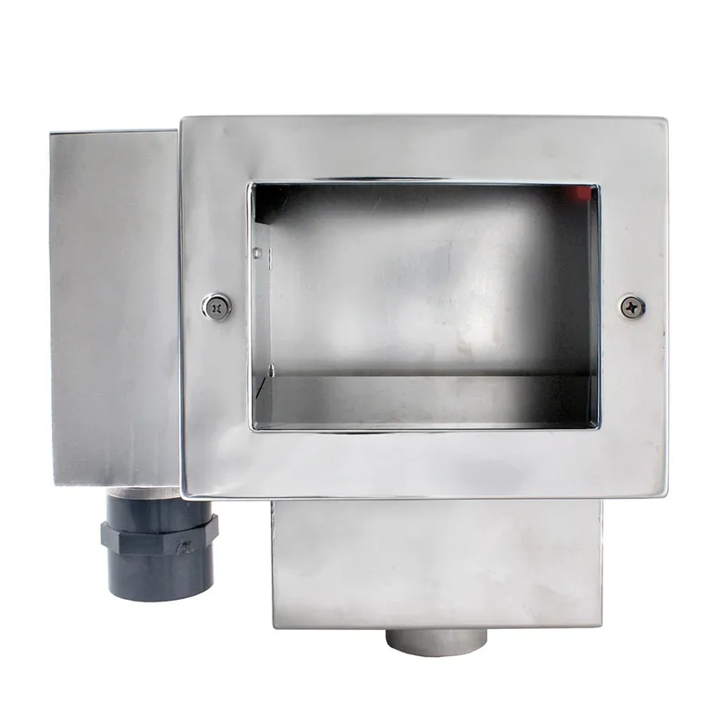 Behncke V4A Skimmer B100 Saugbreite 200mm Folienbecken mit Flansch (auch Beton) Garantierte Lieferung
