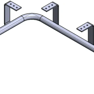 Ausverkauf Rohrbahn Jäger PRO 250 22 cm, 800 x 1500 mm, rechts gekurvt