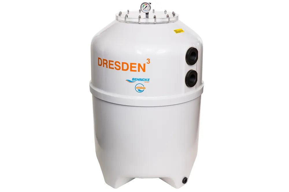 Preiswert Behncke Filterbehälter Dresden mit Besgo Stangenventil, 750 mm