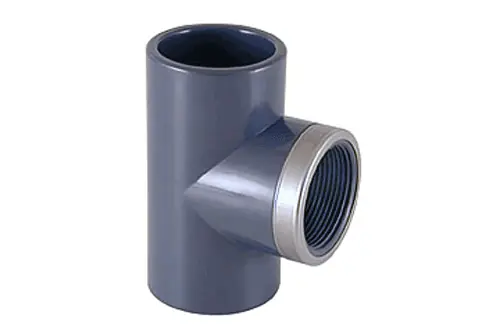 Sonderangebot T-Stück mit Innengewinde verstärkt d= 75 mm + 2 1/2" IG + 75 mm