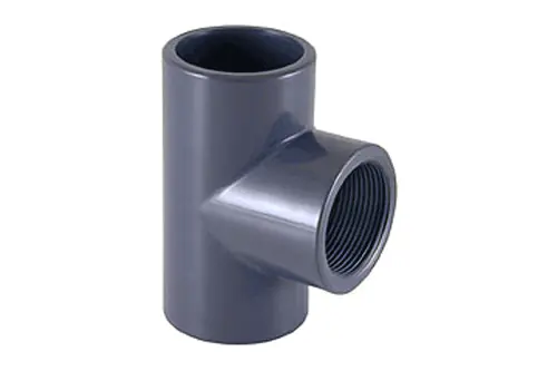 T-Stück mit Innengewinde d= 50 mm + 1 1/2" IG + 50 mm Preisreduziert