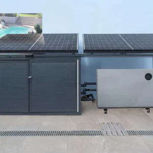 Solarbox mit Solarpaneelen und Wechselrichter Solarbox 2P 1W Beliebt