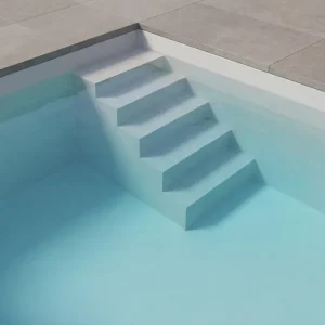 Neuheit Poolistep Pooltreppe für Styroporpools Budget, 5 Stufen