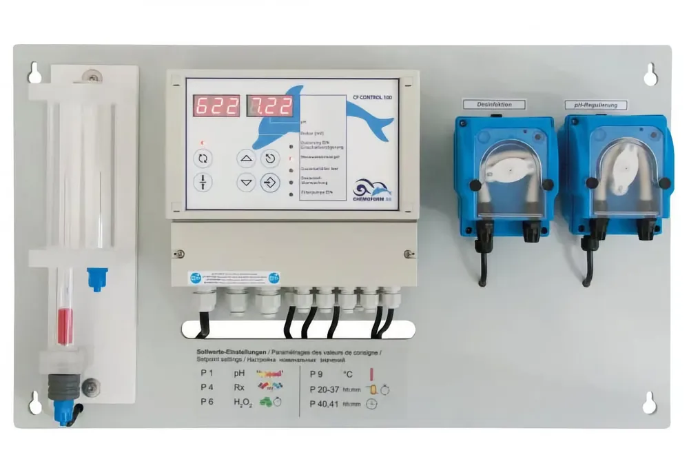 Markenware CF Control 100 – Automatische Wasserqualitätskontrolle mit App-Steuerung Chlor