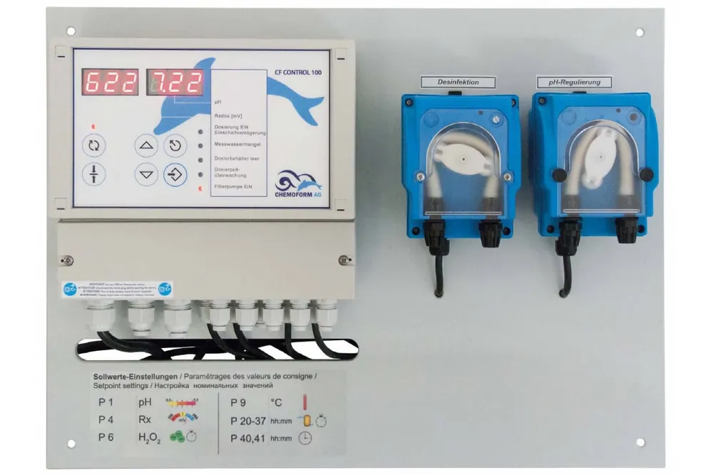 CF Control 100 RUN EASY – Automatische Wasserqualitätskontrolle mit direkter Sondenmontage pH Bestpreis