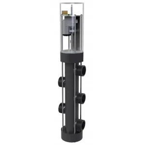 Echt Starway Motor-Stangenventile d= 50 mm, 5-Wege