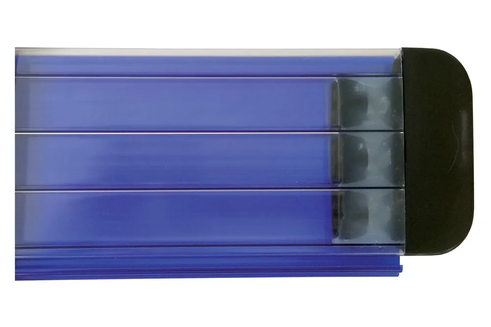Super-Preis Poolabdeckung Rollladen TIXIT – Lamellenabdeckung aus PVC & Polycarbonat 3,0 x 7,0 m, Kristallblau, Polycarbonat L69