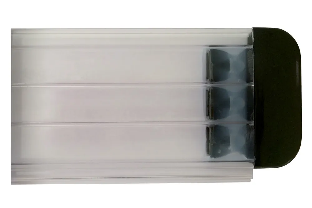 Günstig Poolabdeckung Rollladen TIXIT – Lamellenabdeckung aus PVC & Polycarbonat 4,0 x 10,0 m, Kristall, Polycarbonat L69