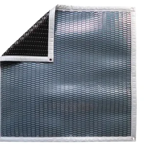 Garantierte Lieferung Pool Solarfolie Luftpolsterabdeckung - Wärmeschutz & Verdunstungsschutz 3,0 x 7,0 m, Alveolar Schwarz