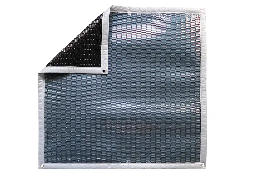 Pool Solarfolie Luftpolsterabdeckung - Wärmeschutz & Verdunstungsschutz 4,0 x 9,0 m, Alveolar Schwarz Heißes Angebot