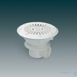 Bodenablauf 210 mm Folienbecken weiß Abverkauf