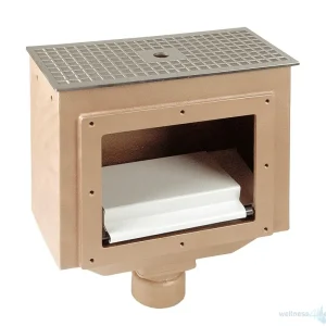 Rotguss-Skimmer flach Neu